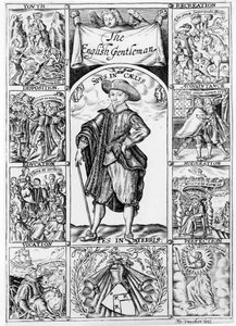 Nimisivu Richard Brathwaiten teokseen "The English Gentleman", 1630
